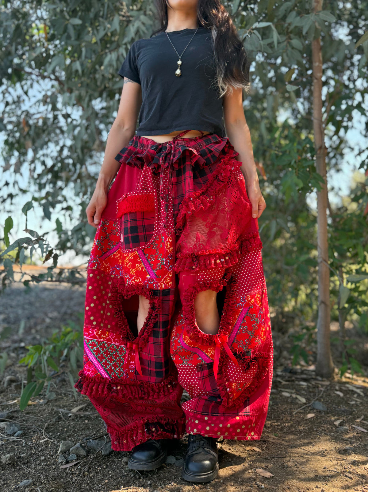 Upcycled Adjustable-Waist Pants