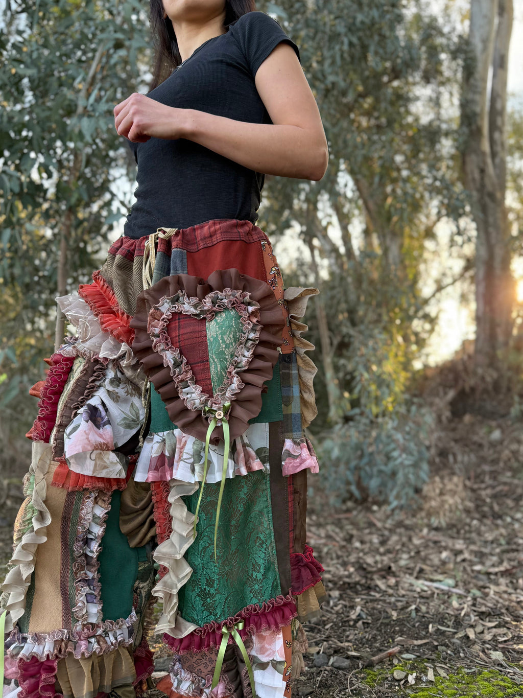 Upcycled Adjustable-Waist Pants