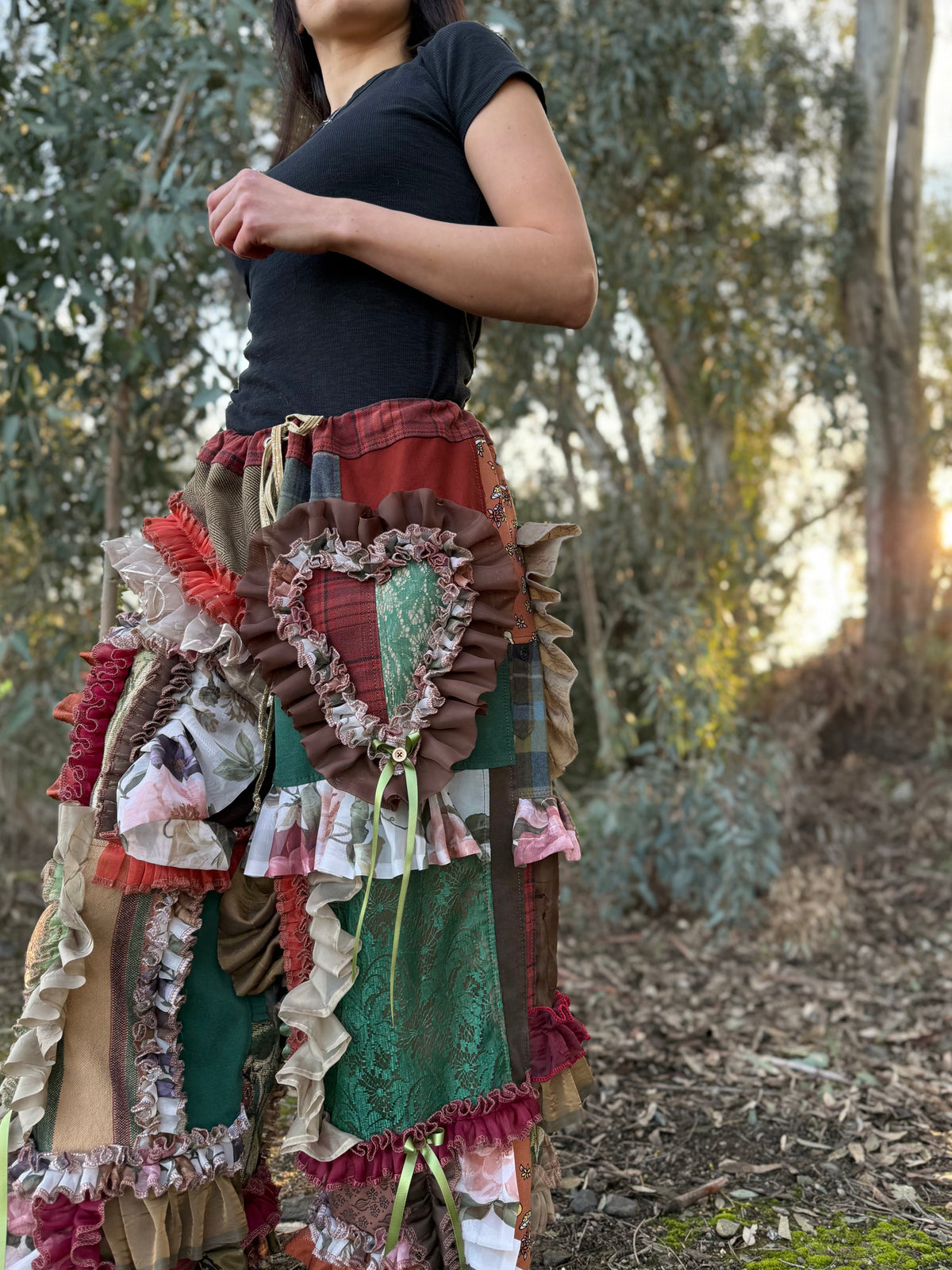 Upcycled Adjustable-Waist Pants