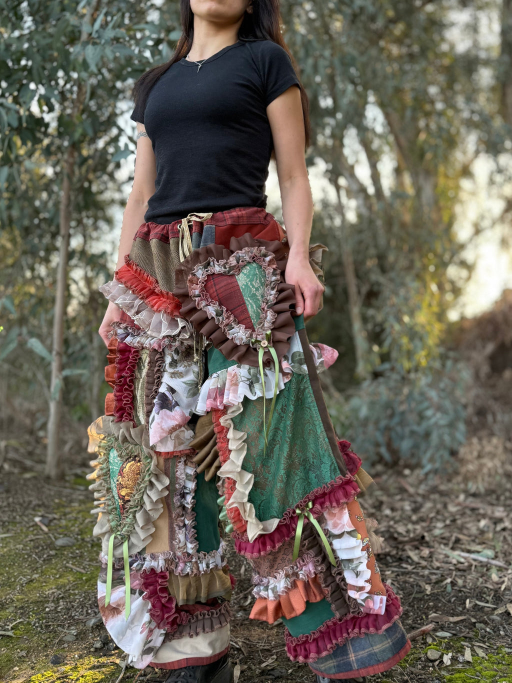 Upcycled Adjustable-Waist Pants