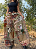 Upcycled Adjustable-Waist Pants