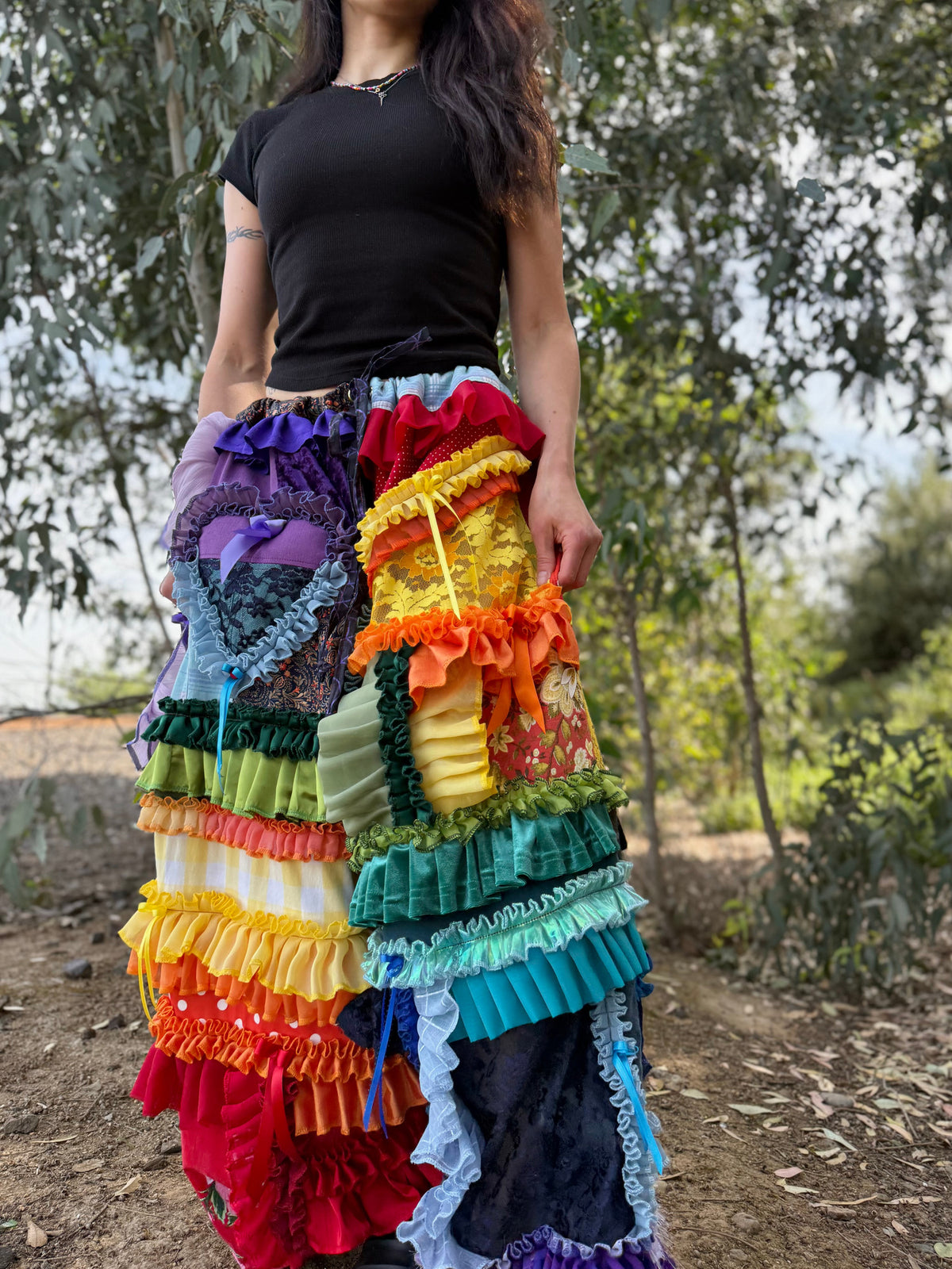 Upcycled Adjustable-Waist Pants