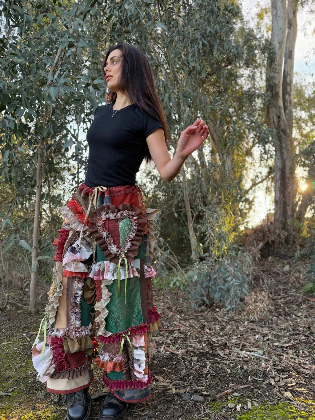 Upcycled Adjustable-Waist Pants