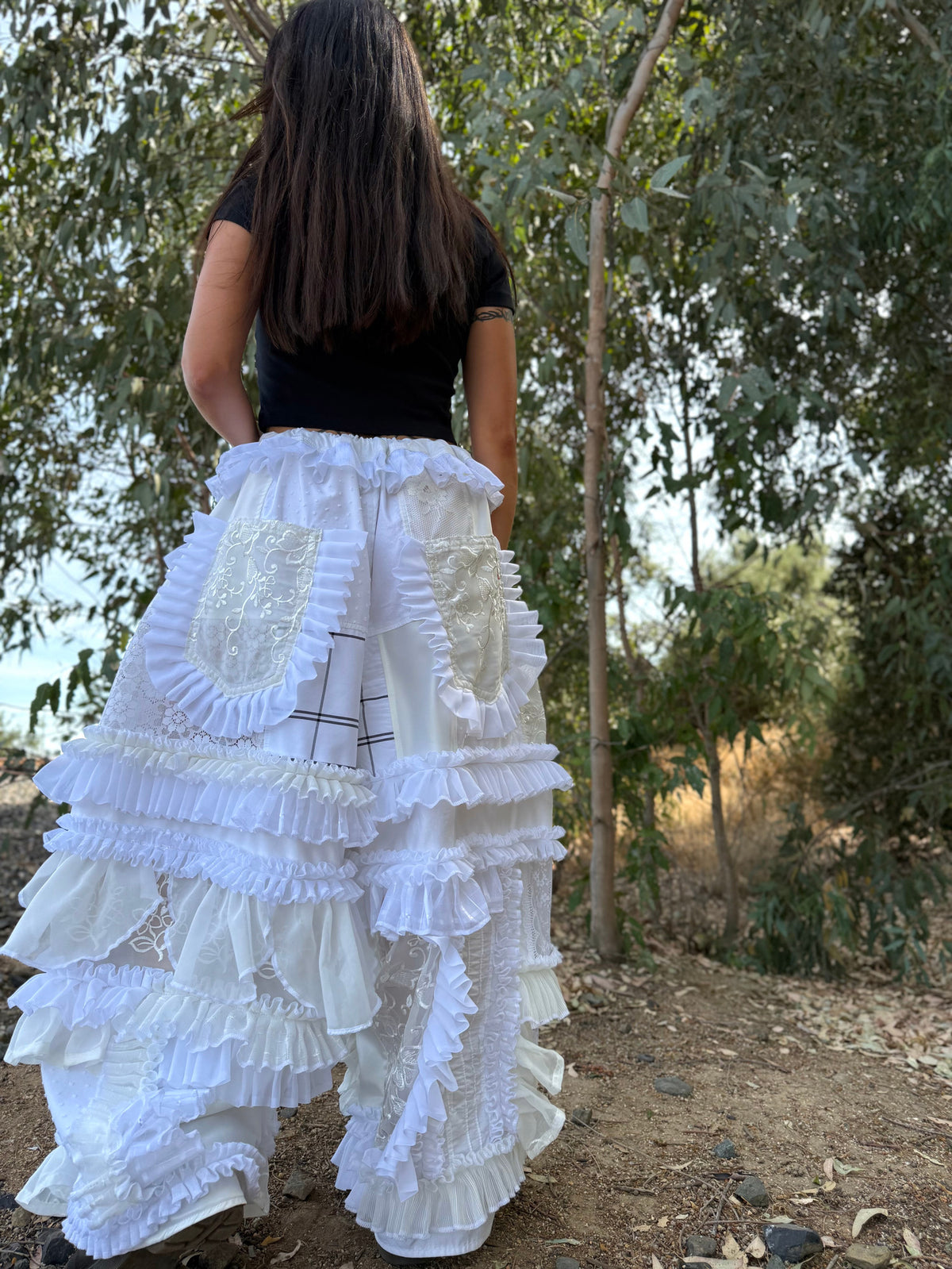 Upcycled Adjustable-Waist Pants