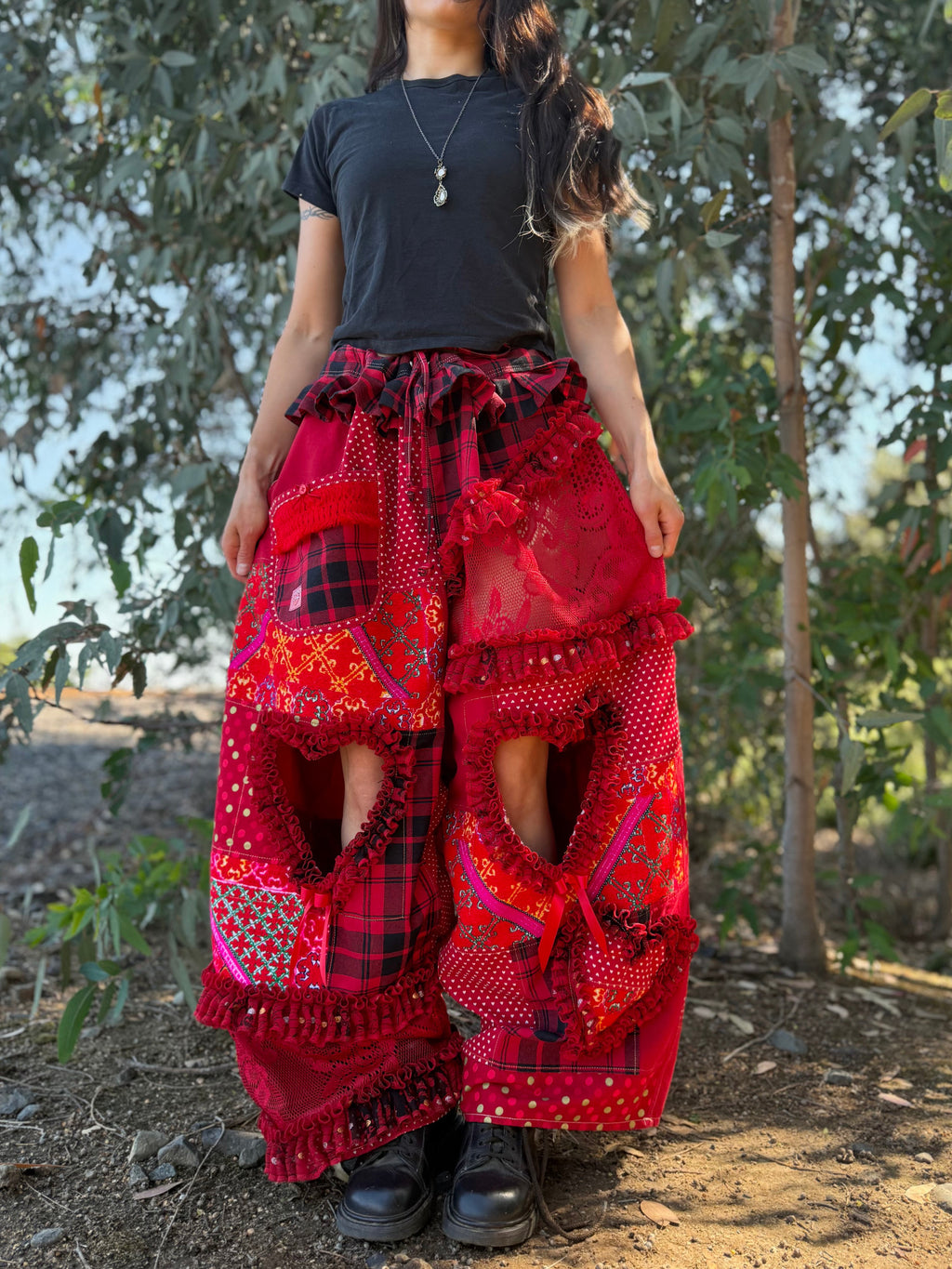 Upcycled Adjustable-Waist Pants