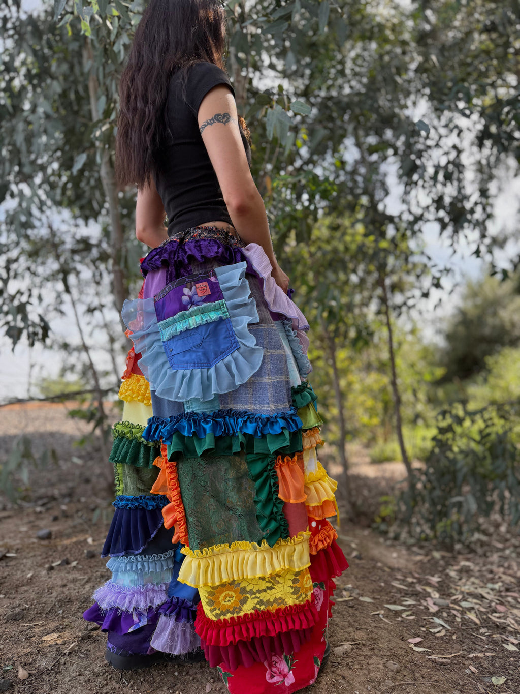 Upcycled Adjustable-Waist Pants