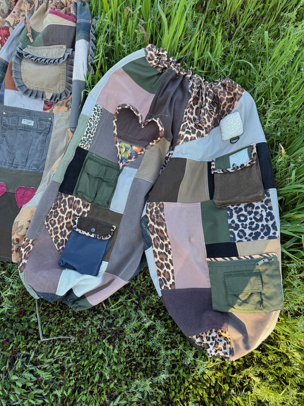 Upcycled Adjustable-Waist Pants