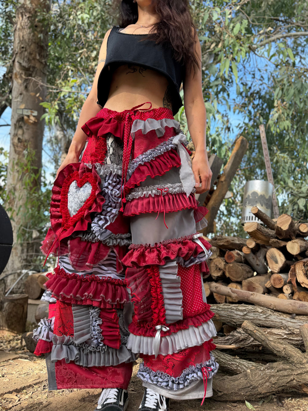 Upcycled Adjustable-Waist Pants