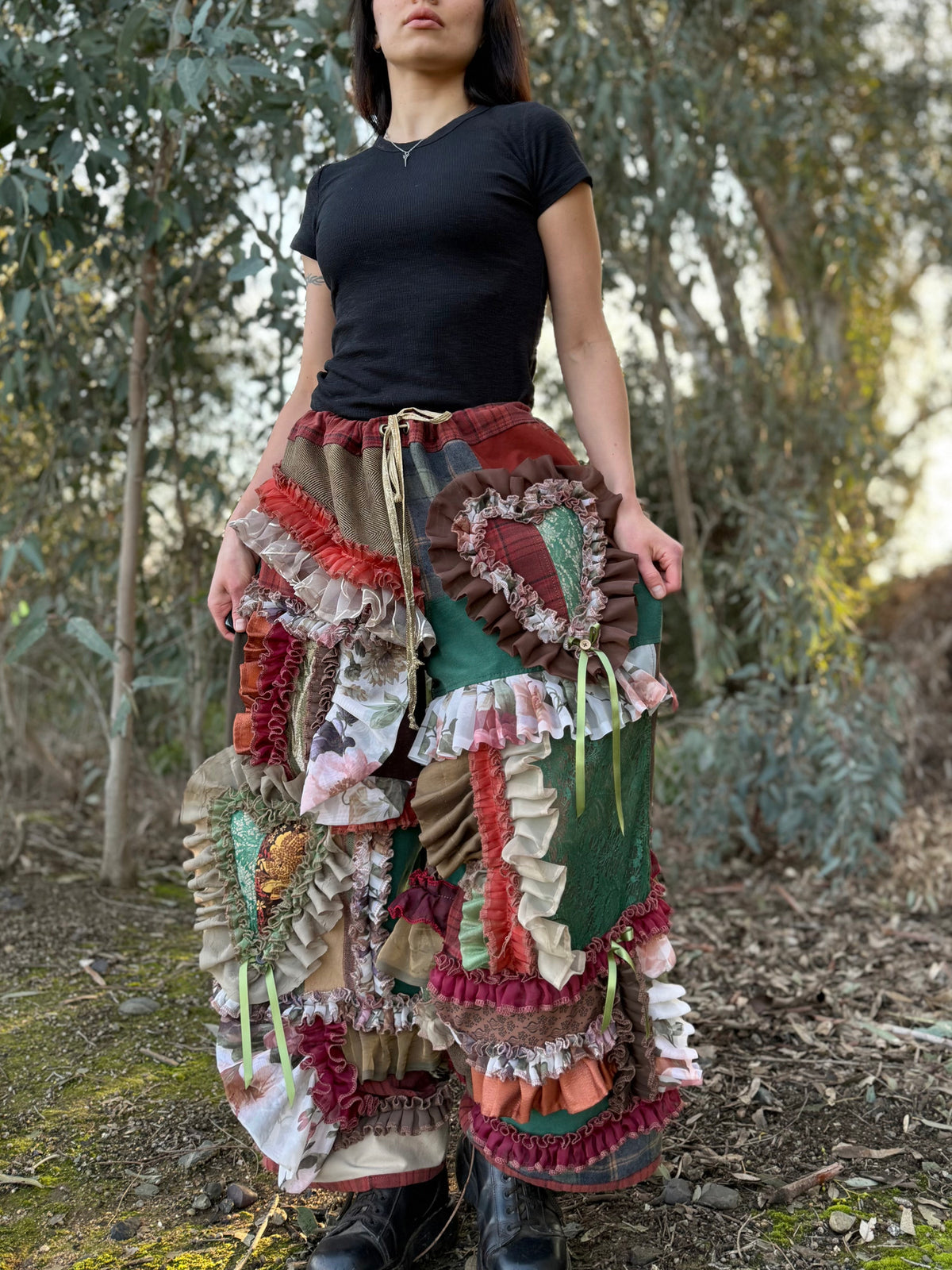Upcycled Adjustable-Waist Pants