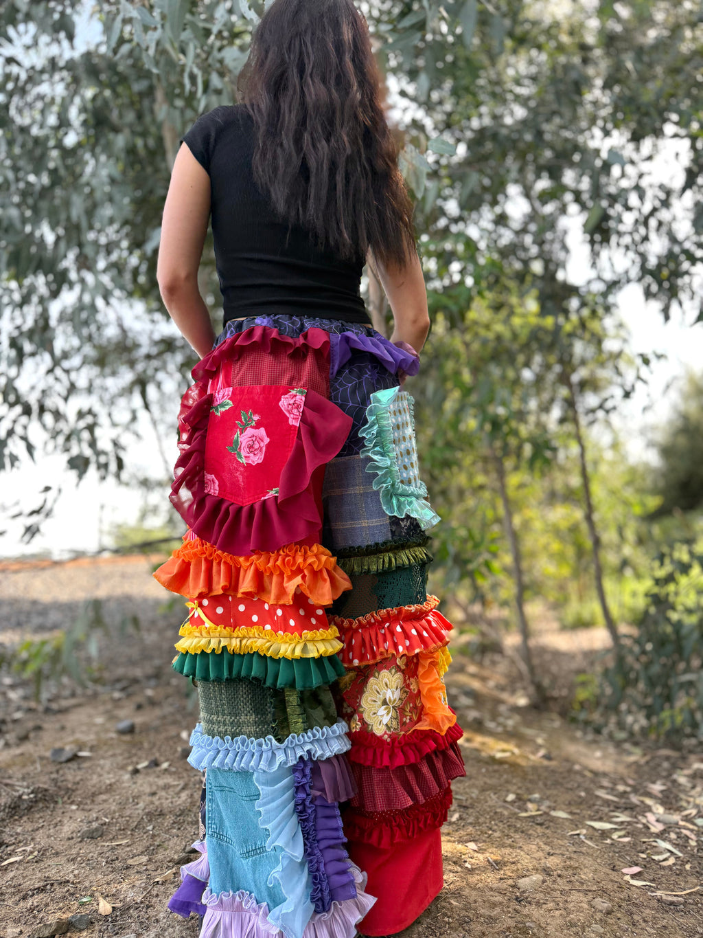 Upcycled Adjustable-Waist Pants