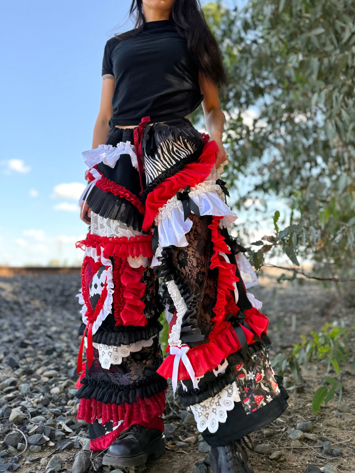 Upcycled Adjustable-Waist Pants