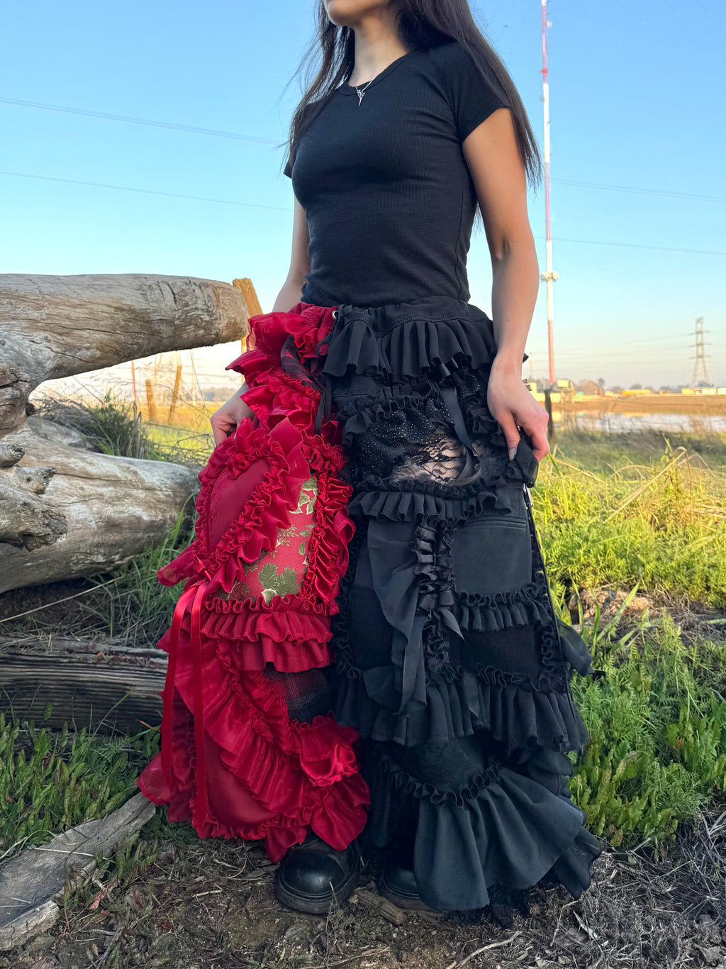Upcycled Adjustable-Waist Pants